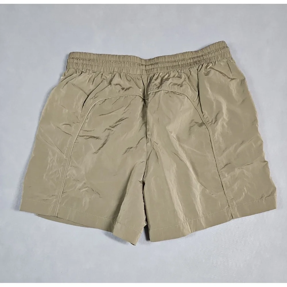 Halfdays Womens Brown Adams Nylon Pull On Shorts Size Small NWT